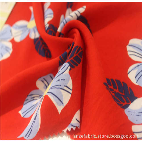 popular printed 100%rayon challis printed fabric for garment